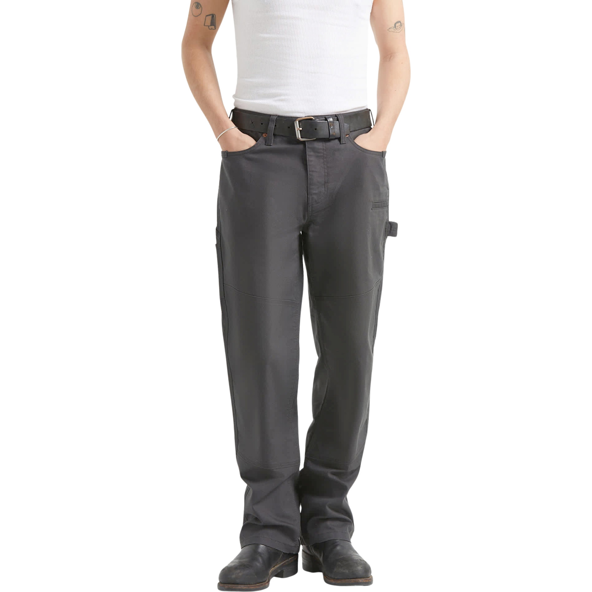 2026 Brixton Mens Builders Carpenter Pant 04920 - Washed Black